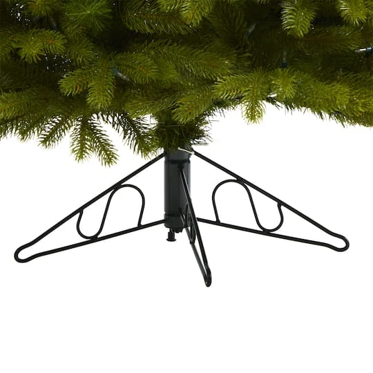 6ft. Pre-Lit Cambridge Spruce Flat Back Artificial Christmas Tree, Warm White LED Lights 8 6ft. Pre-Lit Cambridge Spruce Flat Back Artificial Christmas Tree, Warm White LED Lights - Image 6