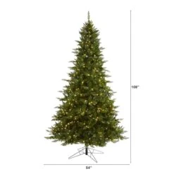 9ft. Pre-Lit Vermont Spruce Artificial Christmas Tree, Warm White LED Lights -Michaels X-Mas Decor D255860S 2