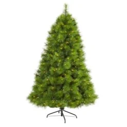 6ft. Pre-Lit Green Scotch Pine Artificial Christmas Tree With Clear LED Lights 14 6ft. Pre-Lit Green Scotch Pine Artificial Christmas Tree With Clear LED Lights -Michaels X-Mas Decor D255935S 3