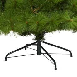 6.5ft. Pre-Lit Green Scotch Pine Artificial Christmas Tree With Clear LED Lights -Michaels X-Mas Decor D255938S 6