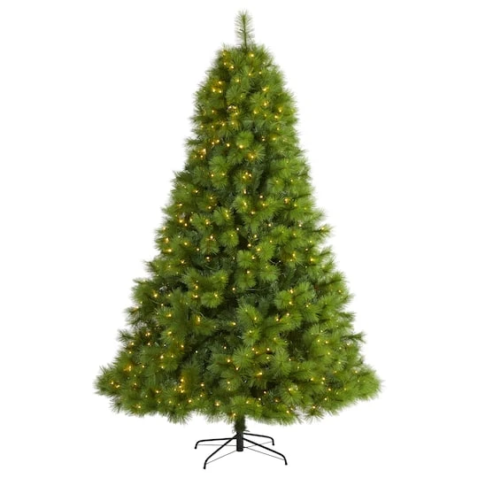 7.5ft. Pre-lit Green Scotch Pine Artificial Christmas Tree With Clear LED Lights 4 7.5ft. Pre-lit Green Scotch Pine Artificial Christmas Tree With Clear LED Lights - Image 2