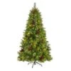 6ft. Pre-Lit Montana Mixed Pine, Pinecones & Berries Artificial Christmas Tree With Clear LED Lights -Michaels X-Mas Decor D255947S 1