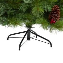 6ft. Pre-Lit Montana Mixed Pine, Pinecones & Berries Artificial Christmas Tree With Clear LED Lights -Michaels X-Mas Decor D255947S 4