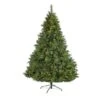 7ft. Pre-Lit West Virginia Mixed Pine Artificial Christmas Tree, Clear LED Lights
