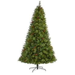 8ft. Pre-Lit Aberdeen Spruce Artificial Christmas Tree, Clear LED Lights -Michaels X-Mas Decor D255996S 1 1