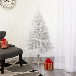 6ft. Unlit White Artificial Christmas Tree -Michaels X-Mas Decor D256004S 6