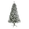 6ft. Unlit Flocked West Virginia Fir Artificial Christmas Tree -Michaels X-Mas Decor D256010S 1