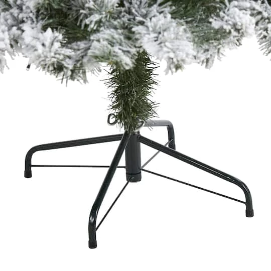 6ft. Unlit Flocked West Virginia Fir Artificial Christmas Tree 7 6ft. Unlit Flocked West Virginia Fir Artificial Christmas Tree - Image 5