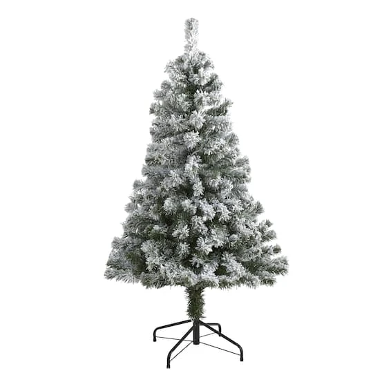 4ft. Unlit Flocked West Virginia Fir Artificial Christmas Tree 4 4ft. Unlit Flocked West Virginia Fir Artificial Christmas Tree - Image 2