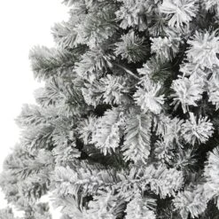 7ft. Unlit Flocked West Virginia Fir Artificial Christmas Tree 12 7ft. Unlit Flocked West Virginia Fir Artificial Christmas Tree -Michaels X-Mas Decor D256013S 3