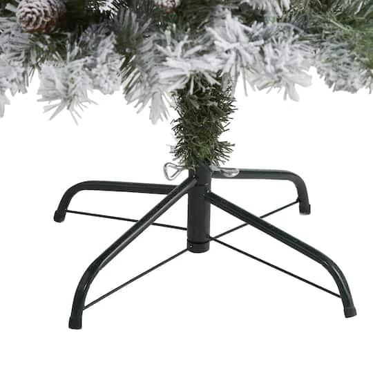 4ft. Unlit Flocked White River Mountain Pine & Pinecones Artificial Christmas Tree 7 4ft. Unlit Flocked White River Mountain Pine & Pinecones Artificial Christmas Tree - Image 5