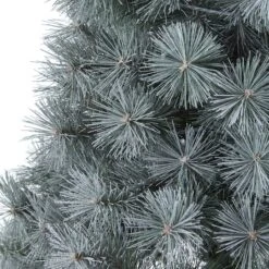 4ft. Pre-Lit Snowy Mountain Pine Artificial Christmas Tree, Blue LED Lights -Michaels X-Mas Decor D256053S 5