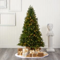 6ft. Pre-Lit Sun Valley Fir Artificial Christmas Tree, Clear LED Lights 15 6ft. Pre-Lit Sun Valley Fir Artificial Christmas Tree, Clear LED Lights -Michaels X-Mas Decor D256060S 5