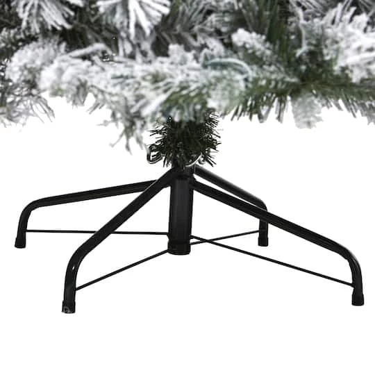 5ft. Pre-Lit Flocked Vermont Mixed Pine Artificial Christmas Tree, Clear LED Lights 9 5ft. Pre-Lit Flocked Vermont Mixed Pine Artificial Christmas Tree, Clear LED Lights - Image 7