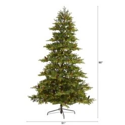 7.5ft. Pre-Lit Yukon Mountain Fir & Pinecones Artificial Christmas Tree With Clear Lights -Michaels X-Mas Decor D256090S 2