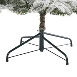 7.5ft. Pre-Lit Flocked Manchester Spruce Artificial Christmas Tree With Clear LED Lights -Michaels X-Mas Decor D256092S 6