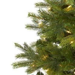4ft. Pre-Lit North Carolina Spruce Artificial Christmas Tree, Clear LED Lights -Michaels X-Mas Decor D256103S 3