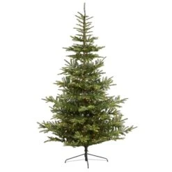 9ft. Pre-Lit Layered Washington Spruce Artificial Christmas Tree, Clear Lights