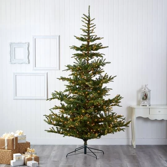 9ft. Pre-Lit Layered Washington Spruce Artificial Christmas Tree, Clear Lights 9 9ft. Pre-Lit Layered Washington Spruce Artificial Christmas Tree, Clear Lights - Image 7