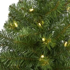 4ft. Pre-Lit Virginia Fir Artificial Christmas Tree, Clear Lights 12 4ft. Pre-Lit Virginia Fir Artificial Christmas Tree, Clear Lights -Michaels X-Mas Decor D256113S 3