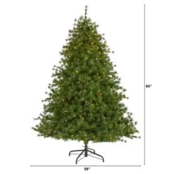 7ft. Pre-Lit Colorado Mountain Pine Artificial Christmas Tree, Clear LED Lights 17 7ft. Pre-Lit Colorado Mountain Pine Artificial Christmas Tree, Clear LED Lights -Michaels X-Mas Decor D256126S 2