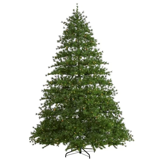 9ft. Pre-Lit Colorado Mountain Pine Artificial Christmas Tree, Clear LED Lights 3 9ft. Pre-Lit Colorado Mountain Pine Artificial Christmas Tree, Clear LED Lights