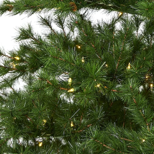 9ft. Pre-Lit Colorado Mountain Pine Artificial Christmas Tree, Clear LED Lights 6 9ft. Pre-Lit Colorado Mountain Pine Artificial Christmas Tree, Clear LED Lights - Image 4