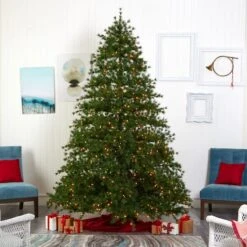 9ft. Pre-Lit Colorado Mountain Pine Artificial Christmas Tree, Clear LED Lights 16 9ft. Pre-Lit Colorado Mountain Pine Artificial Christmas Tree, Clear LED Lights -Michaels X-Mas Decor D256127S 6