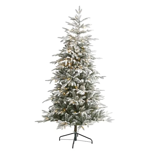 6.5ft. Pre-Lit Manchester Spruce Artificial Christmas Tree, Clear Lights 4 6.5ft. Pre-Lit Manchester Spruce Artificial Christmas Tree, Clear Lights - Image 2