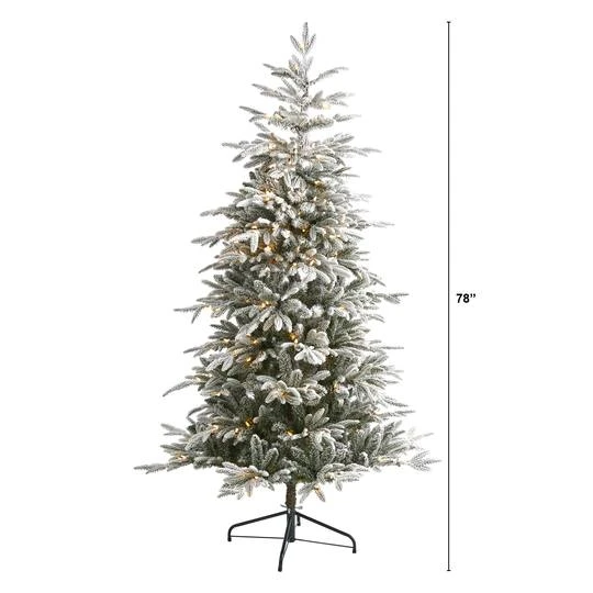6.5ft. Pre-Lit Manchester Spruce Artificial Christmas Tree, Clear Lights 10 6.5ft. Pre-Lit Manchester Spruce Artificial Christmas Tree, Clear Lights - Image 8