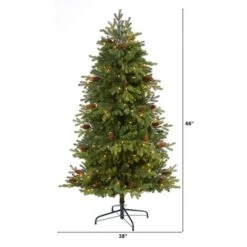5.5ft. Pre-Lit Yukon Mountain Fir Artificial Christmas Tree, Clear Lights 17 5.5ft. Pre-Lit Yukon Mountain Fir Artificial Christmas Tree, Clear Lights -Michaels X-Mas Decor D256167S 2