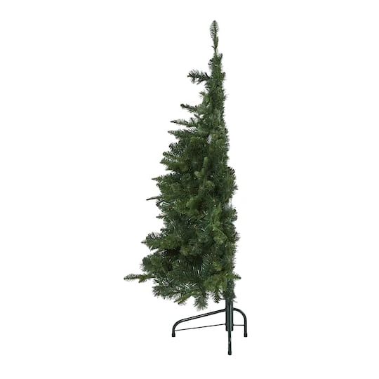 4ft. Pre-Lit Grand Teton Spruce Flat Back Artificial Christmas Tree, Clear LED Lights 11 4ft. Pre-Lit Grand Teton Spruce Flat Back Artificial Christmas Tree, Clear LED Lights - Image 9