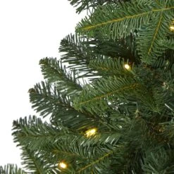 4ft. Pre-Lit Grand Teton Spruce Flat Back Artificial Christmas Tree, Clear LED Lights 15 4ft. Pre-Lit Grand Teton Spruce Flat Back Artificial Christmas Tree, Clear LED Lights -Michaels X-Mas Decor D256182S 5
