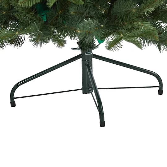 4ft. Pre-Lit Grand Teton Spruce Flat Back Artificial Christmas Tree, Clear LED Lights 7 4ft. Pre-Lit Grand Teton Spruce Flat Back Artificial Christmas Tree, Clear LED Lights - Image 5