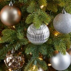 40ct. 3" Gold & Silver Shatterproof Ball Ornaments 12 40ct. 3" Gold & Silver Shatterproof Ball Ornaments -Michaels X-Mas Decor D322193S 4