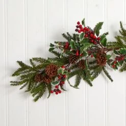 4.5ft. Holly Berry Garland 10 4.5ft. Holly Berry Garland -Michaels X-Mas Decor D322383S 13
