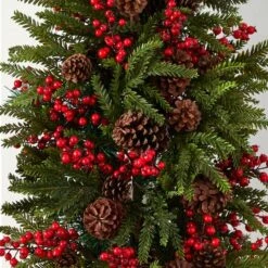 3ft. Unlit Pine & Berry Artificial Christmas Tree 9 3ft. Unlit Pine & Berry Artificial Christmas Tree -Michaels X-Mas Decor D322434S 13