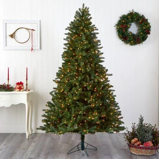 7.5ft. Pre-Lit Rembrandt Artificial Christmas Tree, Clear Lights 8 7.5ft. Pre-Lit Rembrandt Artificial Christmas Tree, Clear Lights - Image 6