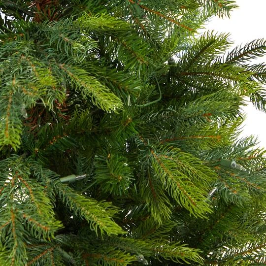 56in. Pre-Lit North Carolina Spruce Artificial Christmas Tree In Decorative Urn, Clear Lights 8 56in. Pre-Lit North Carolina Spruce Artificial Christmas Tree In Decorative Urn, Clear Lights - Image 6