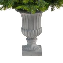 56in. Pre-Lit North Carolina Spruce Artificial Christmas Tree In Decorative Urn, Clear Lights 15 56in. Pre-Lit North Carolina Spruce Artificial Christmas Tree In Decorative Urn, Clear Lights -Michaels X-Mas Decor D322671S 6