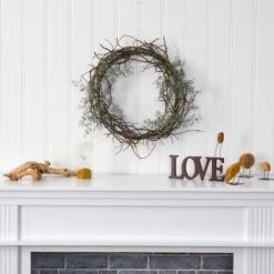 17" Frosted Twig Wreath 8 17" Frosted Twig Wreath -Michaels X-Mas Decor D322823S 3