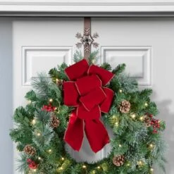 Haute Decor Rubbed Bronze Snowflake Adjustable Wreath Hanger -Michaels X-Mas Decor D349359S 2