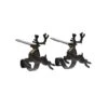 Original MantleClip® Matte Black Reindeer Icons Stocking Holders, 2ct. -Michaels X-Mas Decor D349369S 1