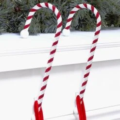 Haute Decor Classic Candy Cane Stocking Holders, 2ct. -Michaels X-Mas Decor D349413S 2