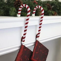 Haute Decor Large Candy Cane Stocking Holders, 2ct. -Michaels X-Mas Decor D349422S 2