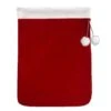 Red & White Deluxe Santa Bag With Fur Cuff, 20" X 28" 1 Red & White Deluxe Santa Bag With Fur Cuff, 20" X 28" -Michaels X-Mas Decor D349437S 1