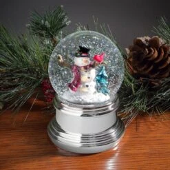Haute Decor Snowburst™ Animated Snowman Christmas Snow Globe 7 Haute Decor Snowburst™ Animated Snowman Christmas Snow Globe -Michaels X-Mas Decor D349454S 2