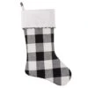 Haute Decor HangRight™ 20" Black & White Buffalo Check Stocking, 2ct. 1 Haute Decor HangRight™ 20" Black & White Buffalo Check Stocking, 2ct. -Michaels X-Mas Decor D349553S 1