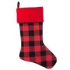 Haute Decor HangRight™ 20" Red & Black Buffalo Check Stocking, 2ct. -Michaels X-Mas Decor D349554S 1