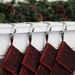 Haute Decor Silver MantleClip Jr., 4ct. -Michaels X-Mas Decor D349564S 2